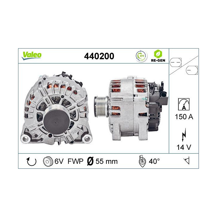 Kintamosios srovės generatorius VALEO 440200