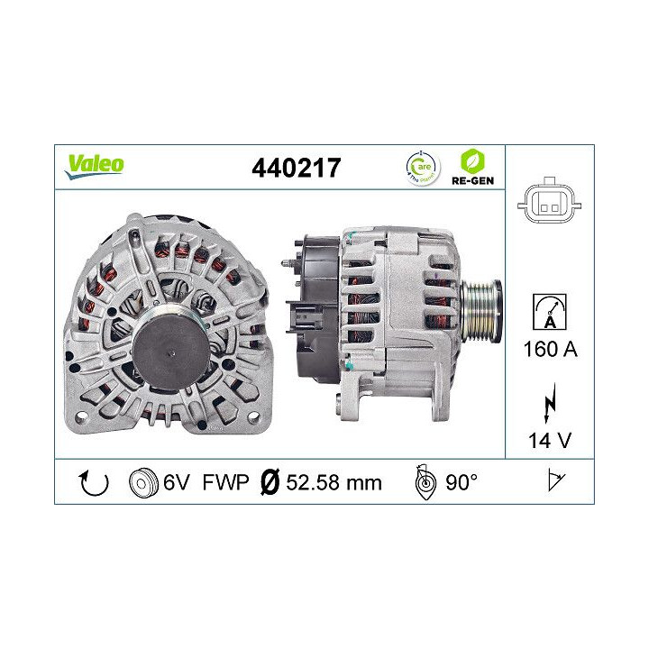 Kintamosios srovės generatorius VALEO 440217