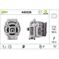 Kintamosios srovės generatorius VALEO 440226