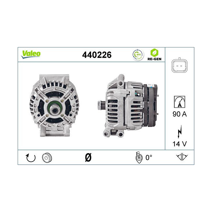 Kintamosios srovės generatorius VALEO 440226