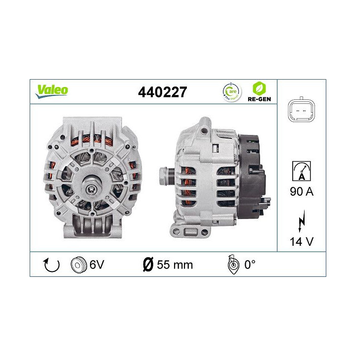 Kintamosios srovės generatorius VALEO 440227