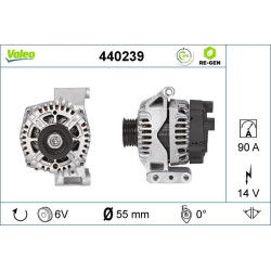 Kintamosios srovės generatorius VALEO 440239