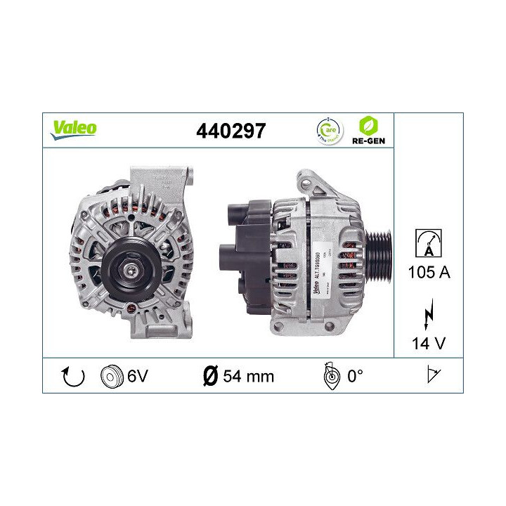Kintamosios srovės generatorius VALEO 440297