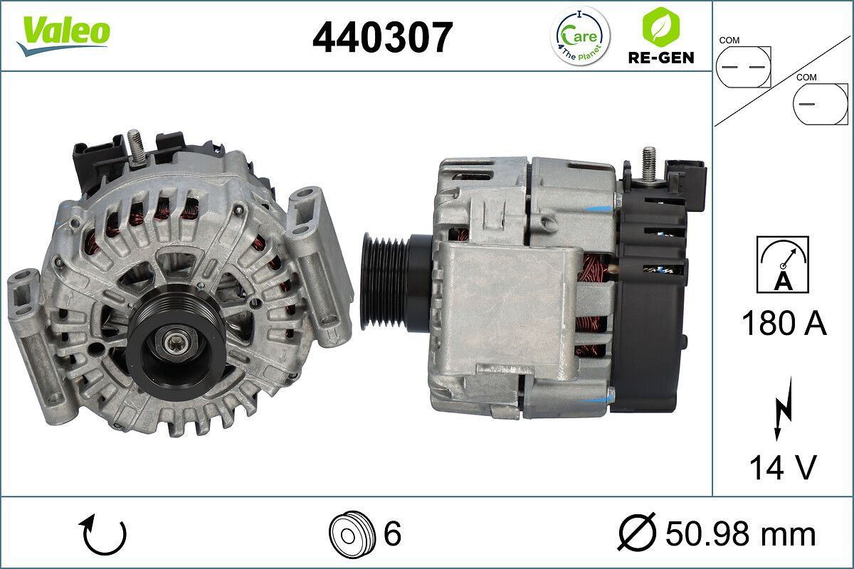 Kintamosios srovės generatorius VALEO 440307