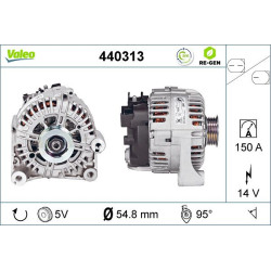 Kintamosios srovės generatorius VALEO 440313