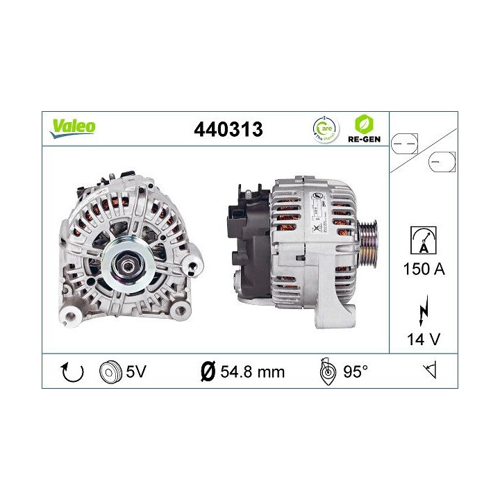 Kintamosios srovės generatorius VALEO 440313