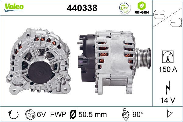Kintamosios srovės generatorius VALEO 440338