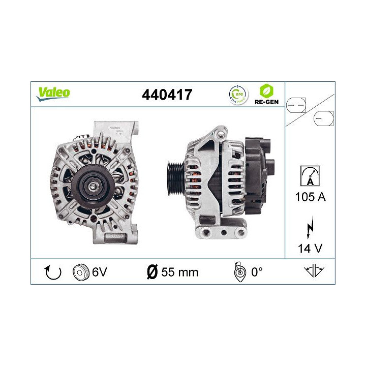 Kintamosios srovės generatorius VALEO 440417
