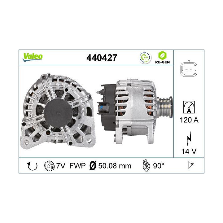 Kintamosios srovės generatorius VALEO 440427