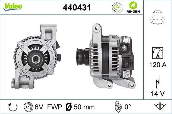 Kintamosios srovės generatorius VALEO 440431