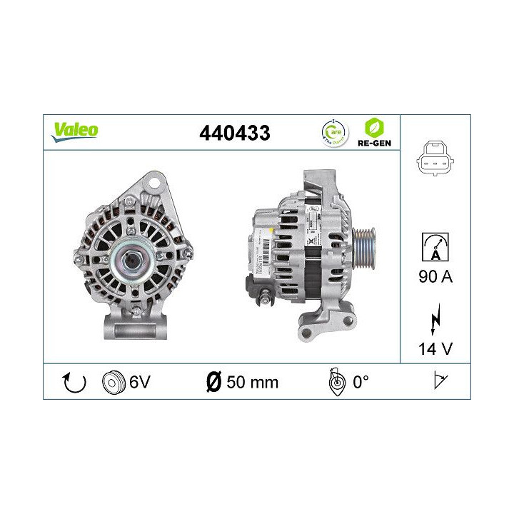 Kintamosios srovės generatorius VALEO 440433