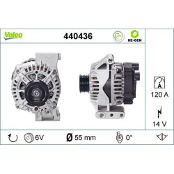 Kintamosios srovės generatorius VALEO 440436