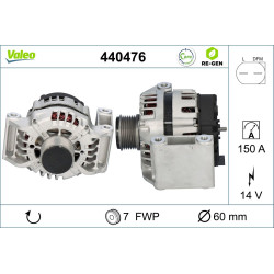 Kintamosios srovės generatorius VALEO 440476