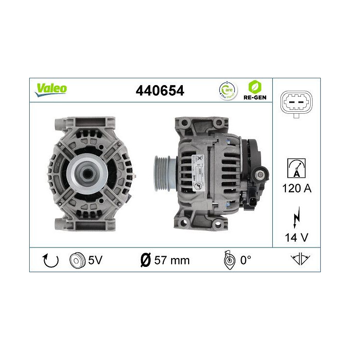 Kintamosios srovės generatorius VALEO 440654