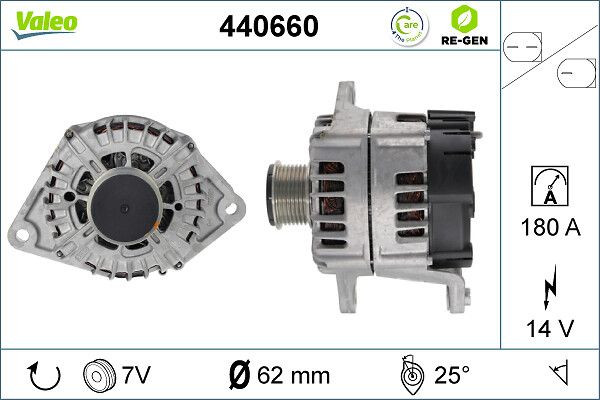 Kintamosios srovės generatorius VALEO 440660
