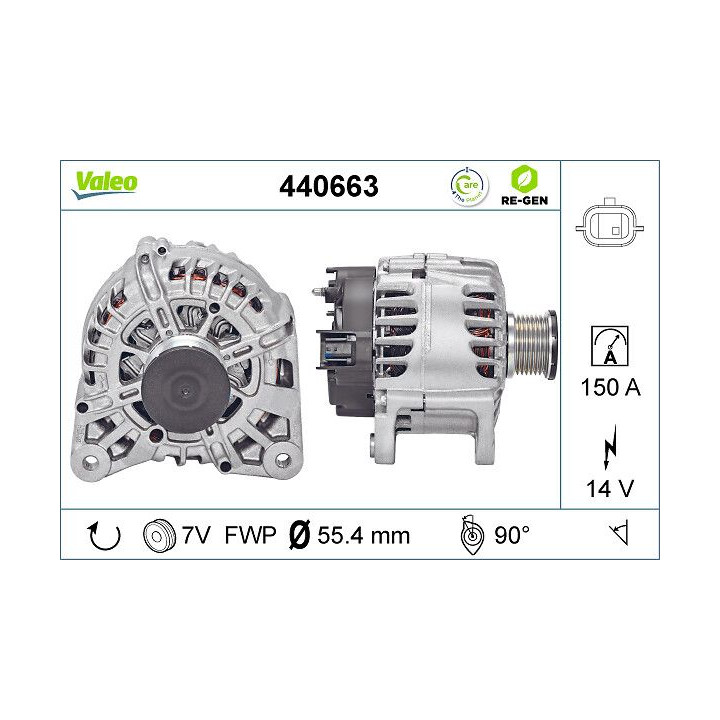Kintamosios srovės generatorius VALEO 440663