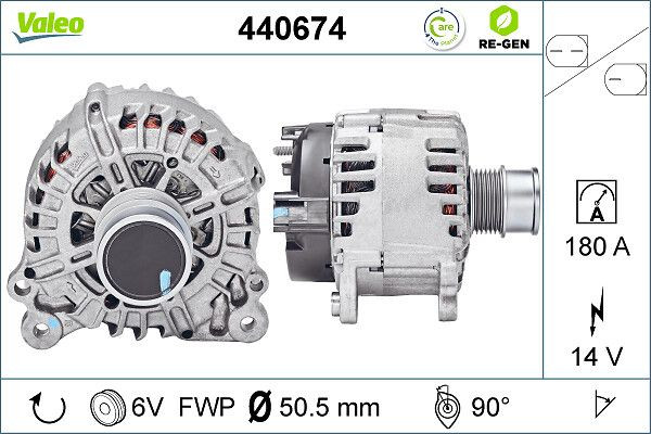Kintamosios srovės generatorius VALEO 440674