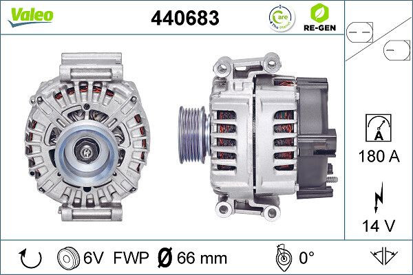 Kintamosios srovės generatorius VALEO 440683