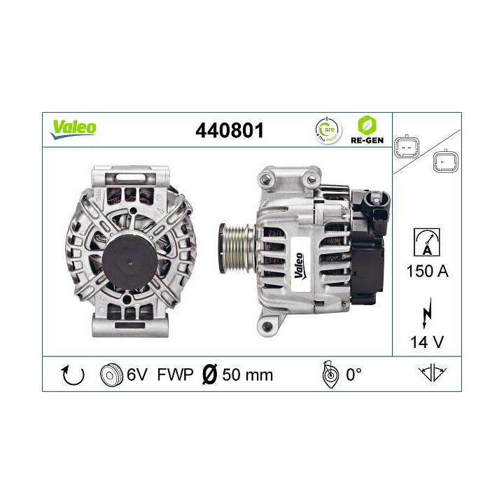 Kintamosios srovės generatorius VALEO 440801