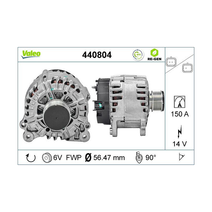 Kintamosios srovės generatorius VALEO 440804