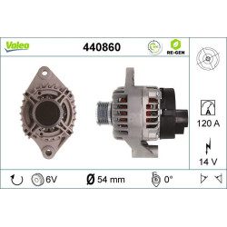 Kintamosios srovės generatorius VALEO 440860