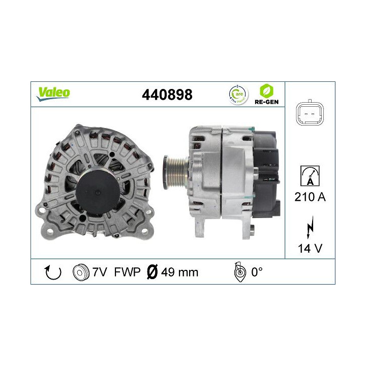 Kintamosios srovės generatorius VALEO 440898