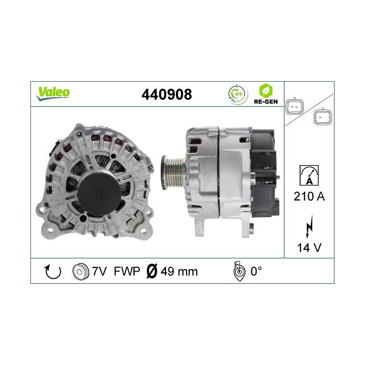 Kintamosios srovės generatorius VALEO 440908