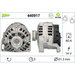 Kintamosios srovės generatorius VALEO 440917
