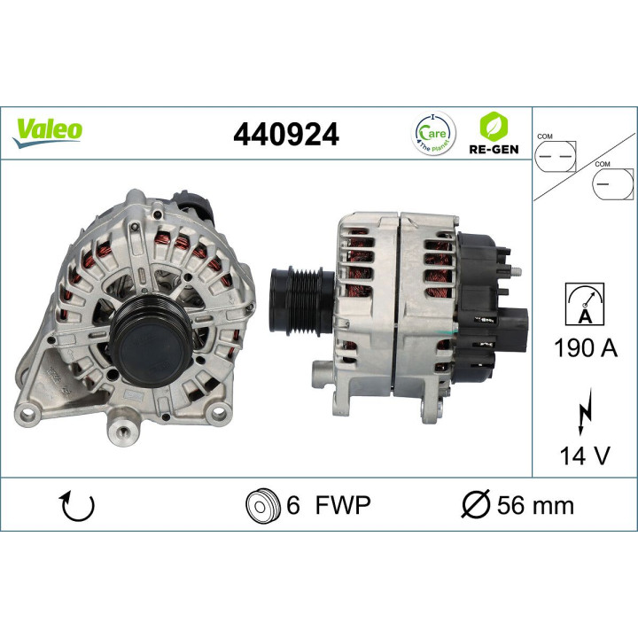 Kintamosios srovės generatorius VALEO 440924