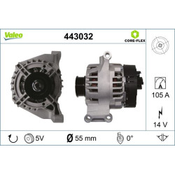 Kintamosios srovės generatorius VALEO 443032