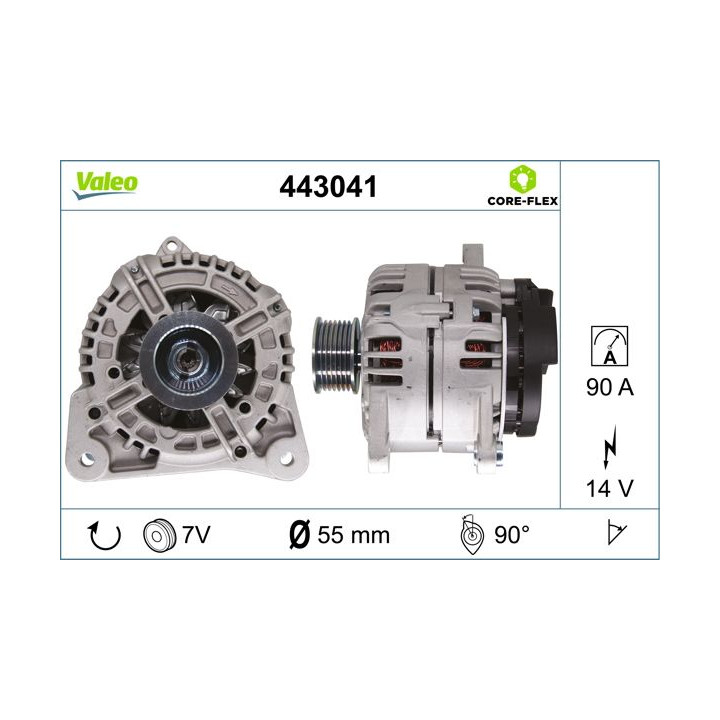 Kintamosios srovės generatorius VALEO 443041