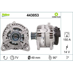 Kintamosios srovės generatorius VALEO 443053