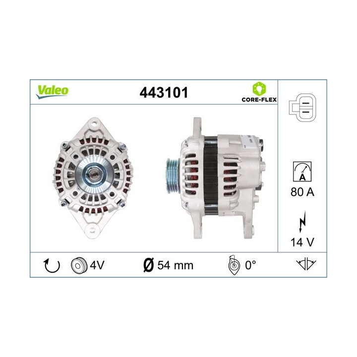 Kintamosios srovės generatorius VALEO 443101