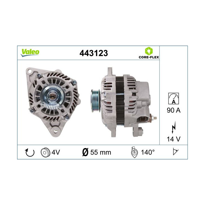 Kintamosios srovės generatorius VALEO 443123