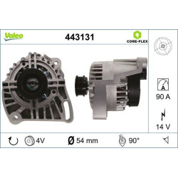 Kintamosios srovės generatorius VALEO 443131