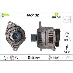 Kintamosios srovės generatorius VALEO 443132