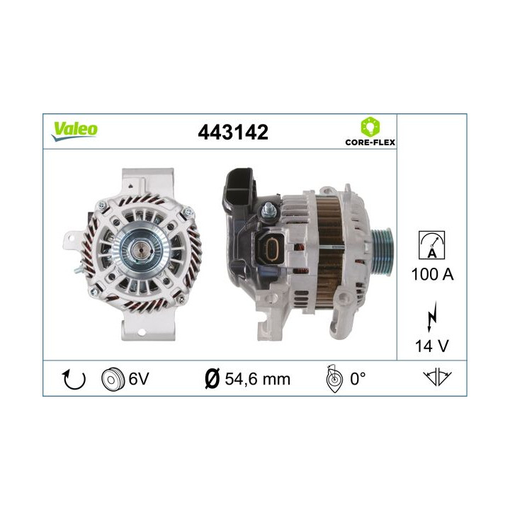 Kintamosios srovės generatorius VALEO 443142