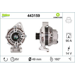 Kintamosios srovės generatorius VALEO 443159