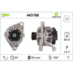 Kintamosios srovės generatorius VALEO 443186