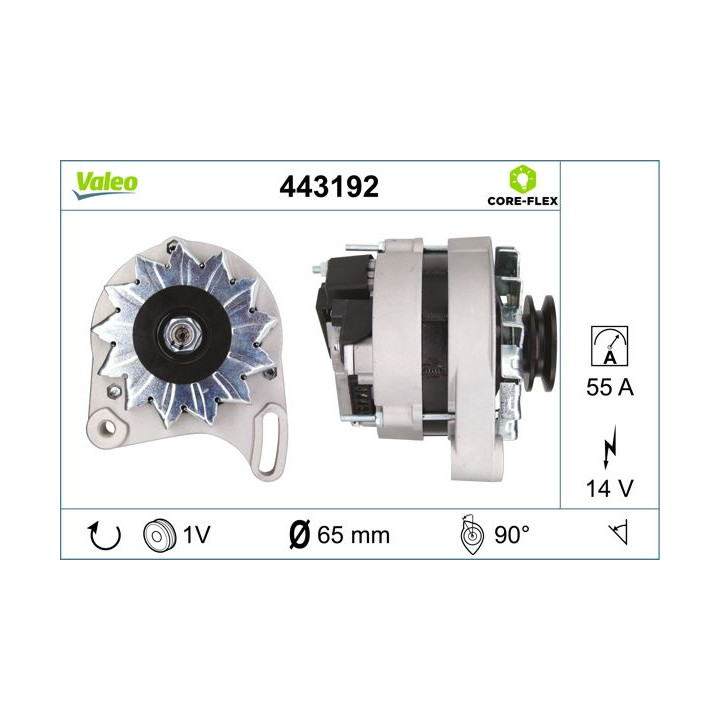 Kintamosios srovės generatorius VALEO 443192