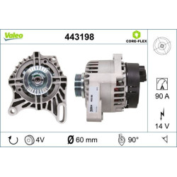 Kintamosios srovės generatorius VALEO 443198