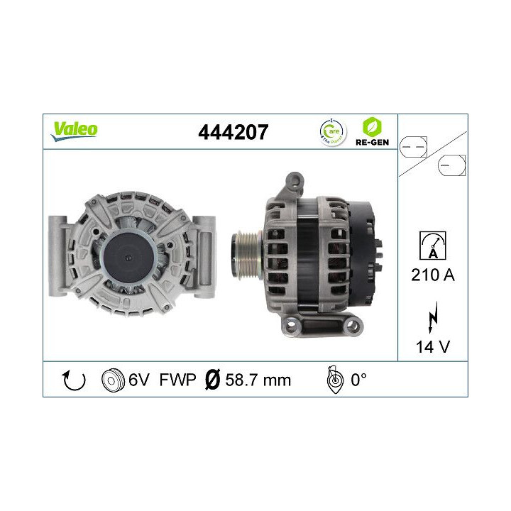 Kintamosios srovės generatorius VALEO 444207