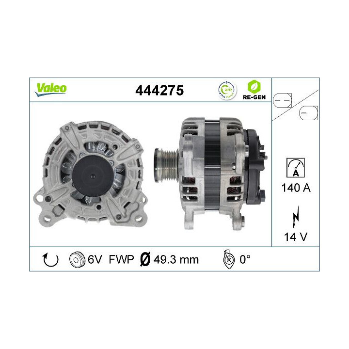Kintamosios srovės generatorius VALEO 444275