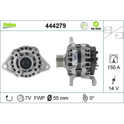 Kintamosios srovės generatorius VALEO 444279