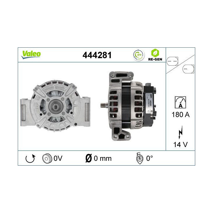 Kintamosios srovės generatorius VALEO 444281