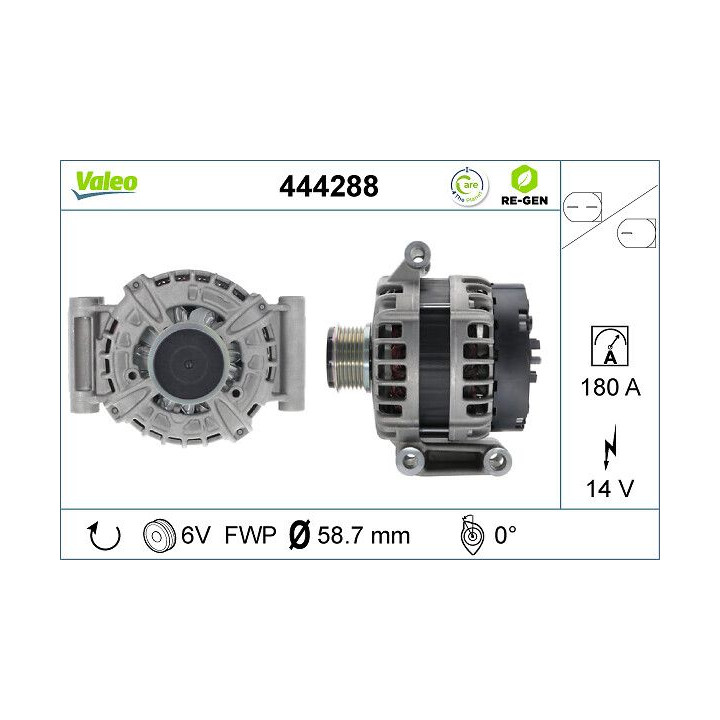 Kintamosios srovės generatorius VALEO 444288
