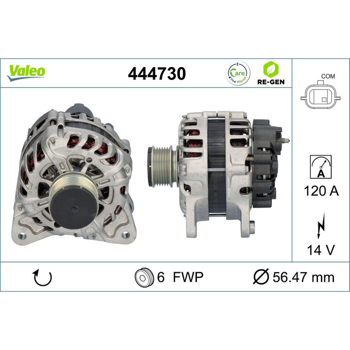 Kintamosios srovės generatorius VALEO 444730