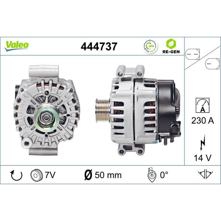 Kintamosios srovės generatorius VALEO 444737