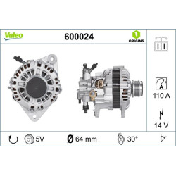 Kintamosios srovės generatorius VALEO 600024