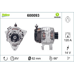 Kintamosios srovės generatorius VALEO 600093